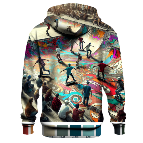 Skateboarding Action Shot Hoodie