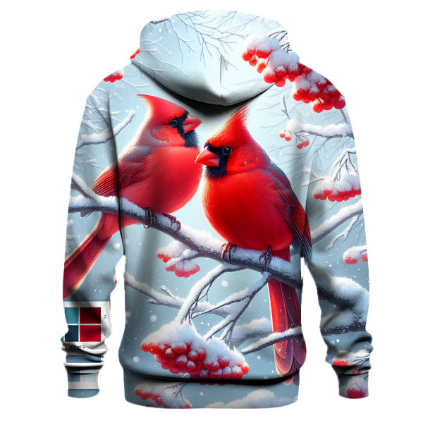 Winter Cardinal Blessing Hoodie