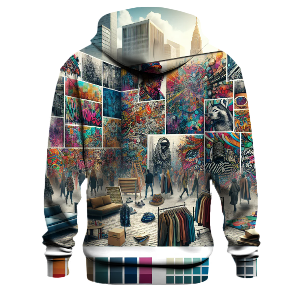 Vibrant Urban Street Art Hoodie