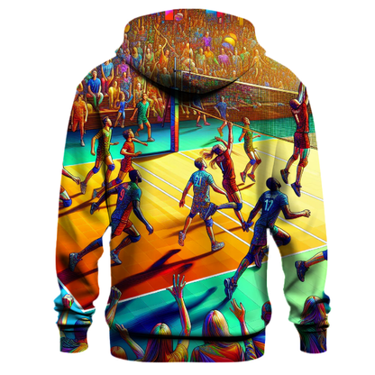 Volleyball Match Energy Hoodie