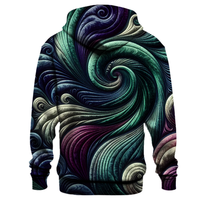 Vibrant Velvet Swirl Hoodie