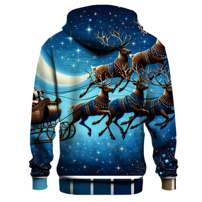 Santa's Reindeer Flight Crew Hoodie