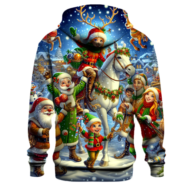 Whimsical Holiday Wonderland Hoodie