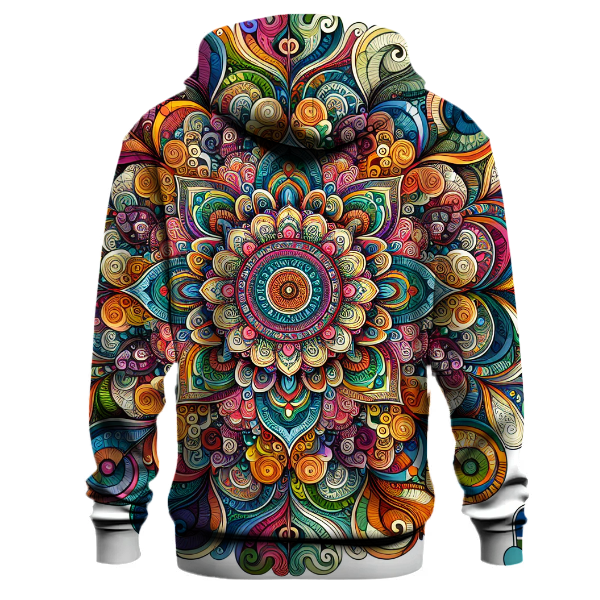 Vibrant Mandala Journey Hoodie