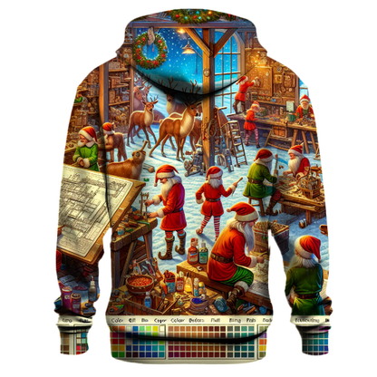 Santa's Sleigh Workshop Hoodie