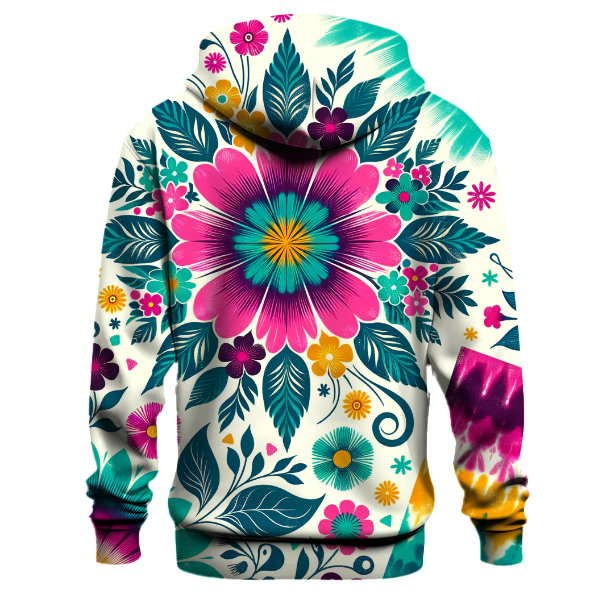 Retro Floral Garden Hoodie