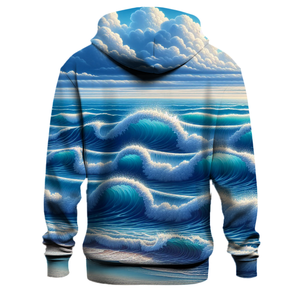 Tranquil Ocean Waves Hoodie