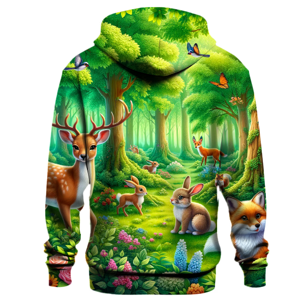 Charming Forest Animals Hoodie