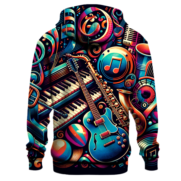 Vintage Music Vibes Hoodie