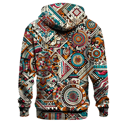 Vibrant Tribal Patterns Hoodie