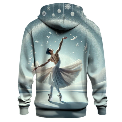 Whimsical Winter Ballerina Hoodie