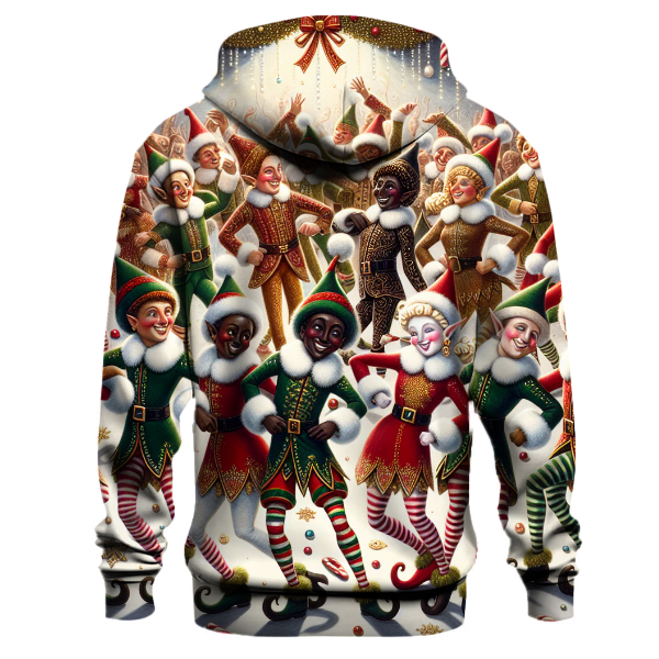 Whimsical Elf Dance Party Hoodie