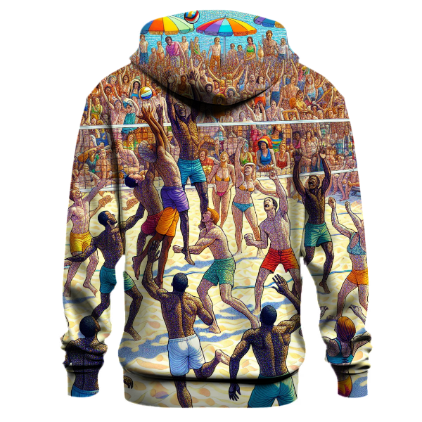 Volleyball Spike Style Hoodie