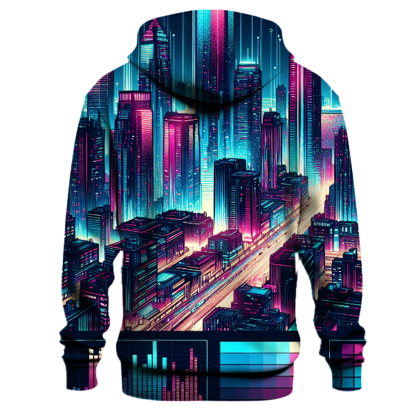 Techno Cityscape Hoodie