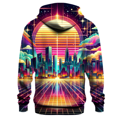 Vaporwave Cityscape Hoodie