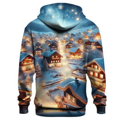 Twinkling Christmas Village Hoodie