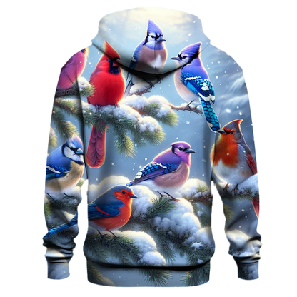 Winter Wonderland Birds Hoodie