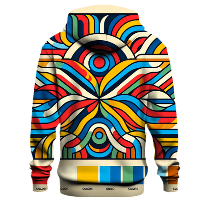 Vibrant Rainbow Stripes Hoodie