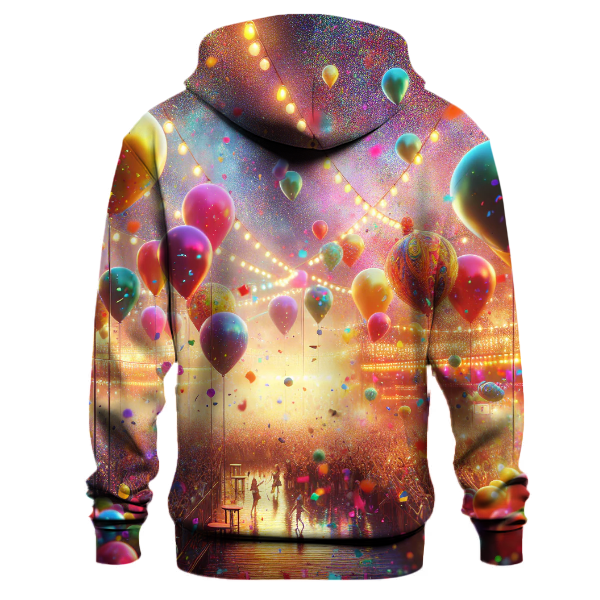 Vibrant Festival Scene Hoodie