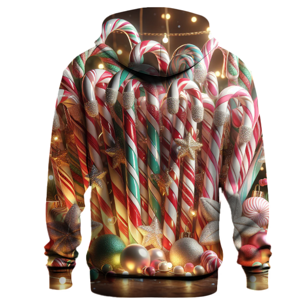 Twinkling Lights and Candy Canes Hoodie