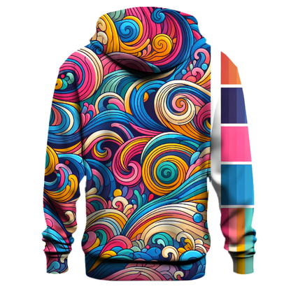 Wave Patterns Hoodie