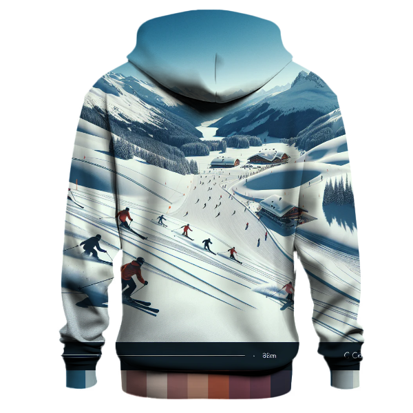 Skiing Slope Hoodie