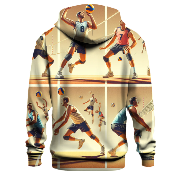 Volleyball - Spike Action Hoodie