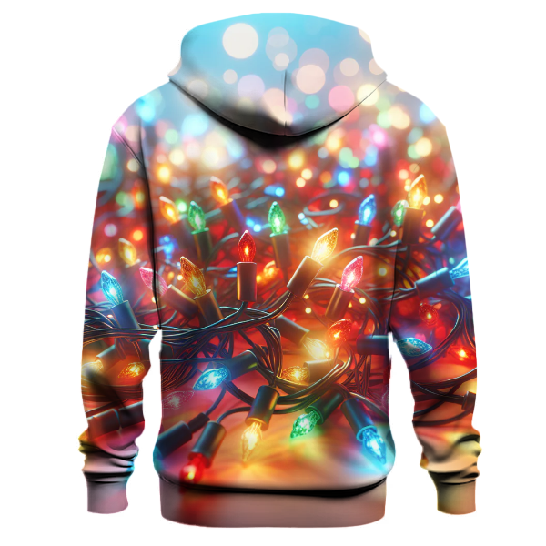 Twinkling Christmas Lights Spectacle Hoodie