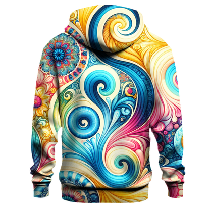 Vintage Tie-Dye Swirls Hoodie