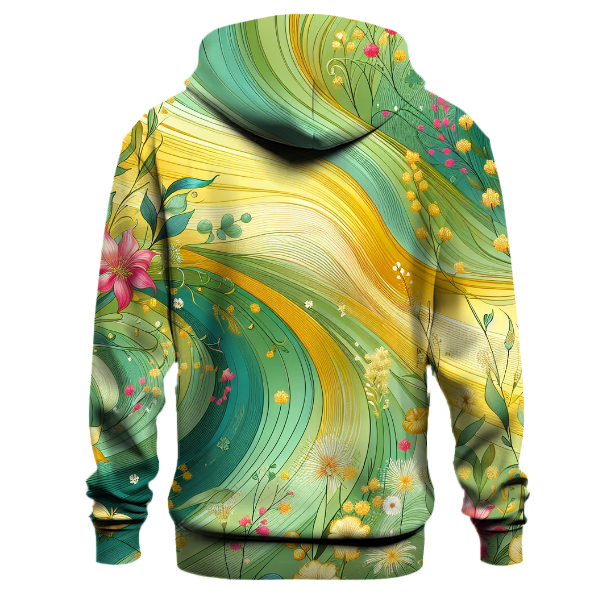 Wild Meadow Tie-dye Design Hoodie