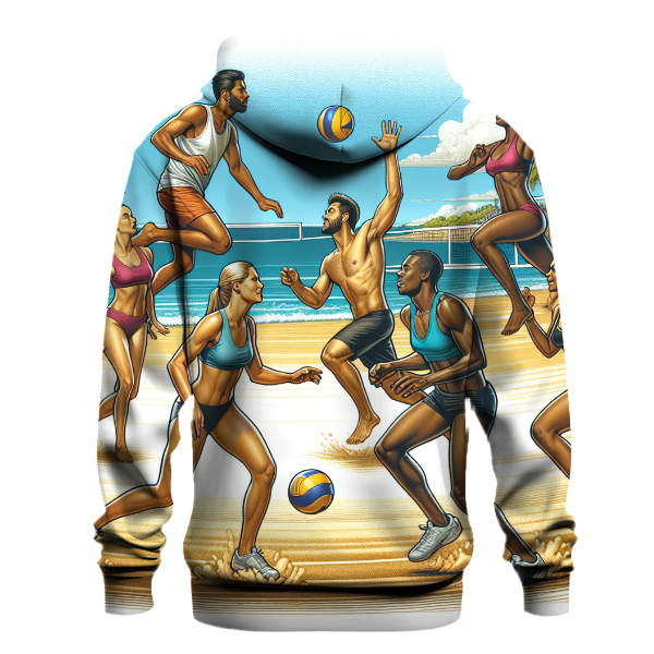 Volleyball Action Hoodie