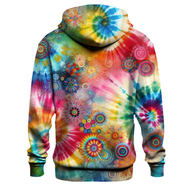 Whimsical Rainbow Twist Hoodie