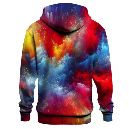 Fiesta Colors Tie-dye Design Hoodie