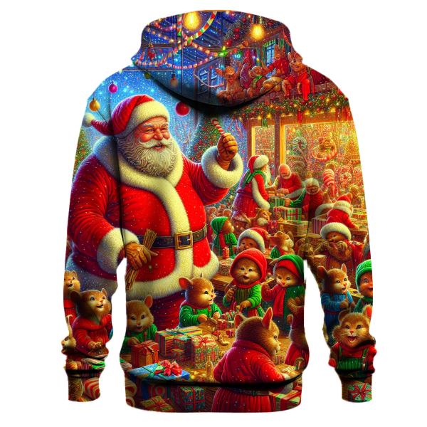 Santas Workshop Fun Hoodie