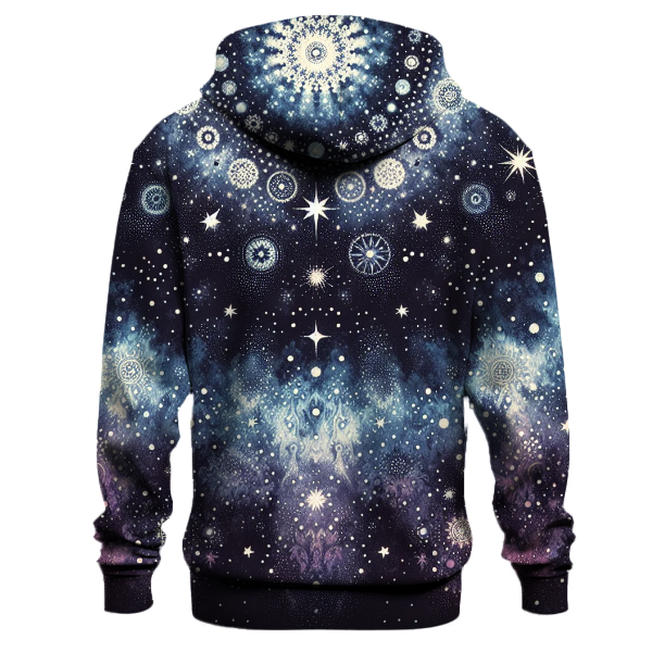 Starry Night Horizon Tie-Dye Hoodie