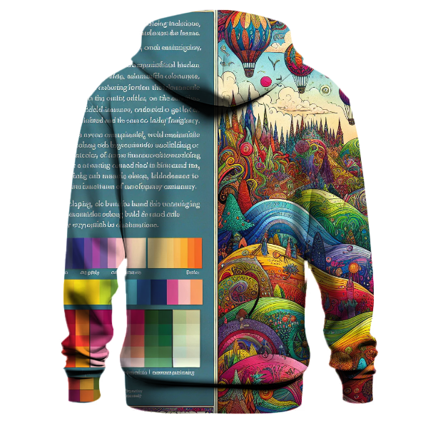 Whimsical Fantasy Landscape Hoodie