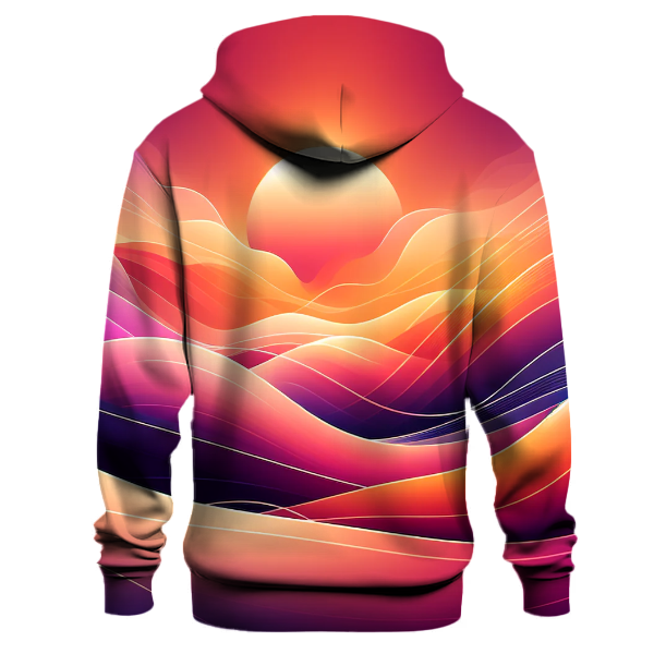 Retro Summer Sunset Hoodie