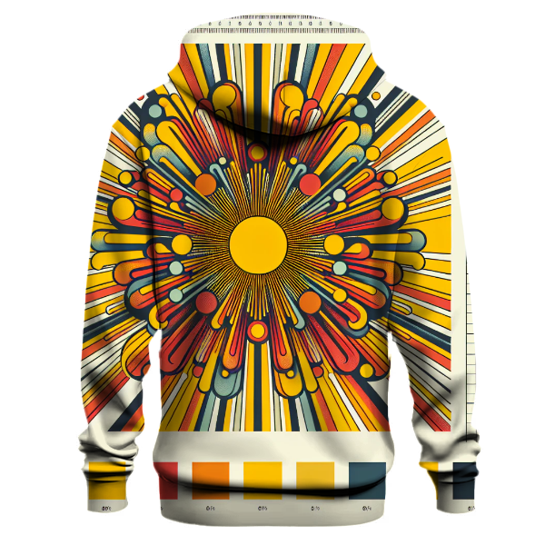 Retro Sunburst Patterns Hoodie