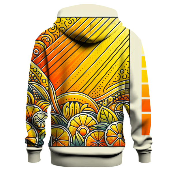 Twisted Citrus Gradient Hoodie