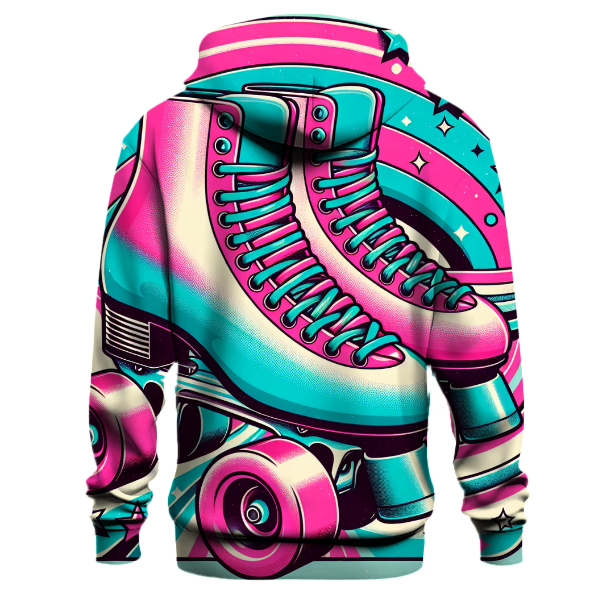 Vintage Roller Disco Vibes Hoodie