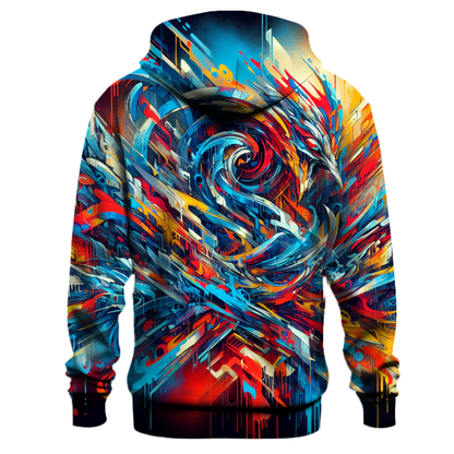 Vibrant Urban Graffiti Hoodie