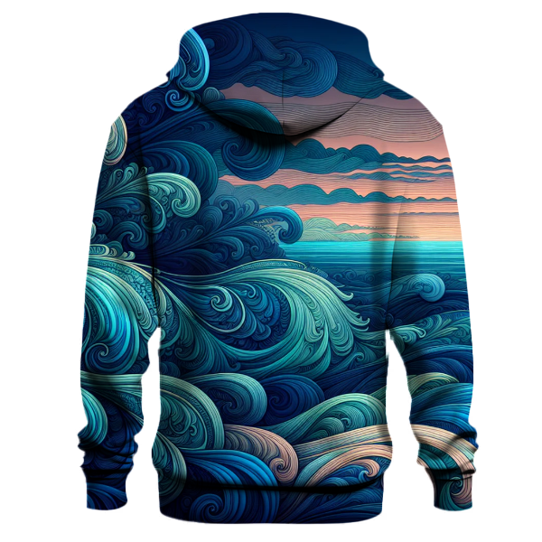 Sapphire Tide Hoodie