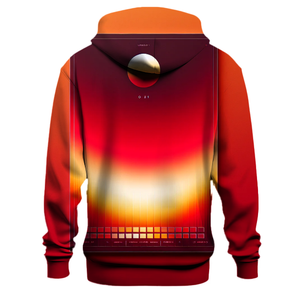 Warm Ember Gradient Hoodie Hoodies Fashion