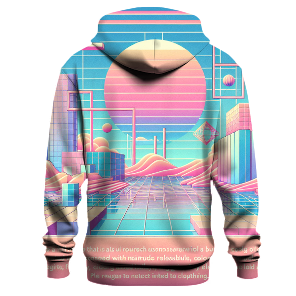 Vaporwave Vibes Design Hoodie