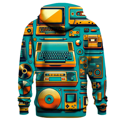 Vintage Technology Mashup Hoodie