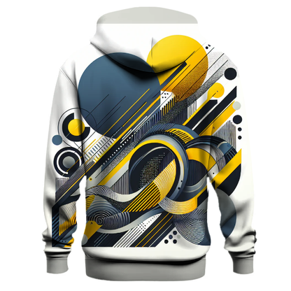 Abstract Sportive Patterns Hoodie