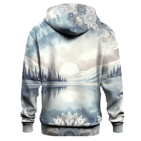 Winter's Glow Tie-dye Hoodie