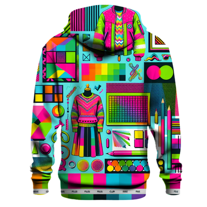 Wild 80s Colors Hoodie