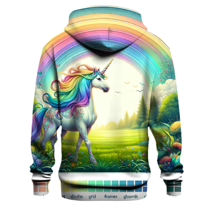 Whimsical Unicorn Fields Hoodie