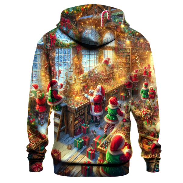 Santa's Workshop Elf Team Hoodie